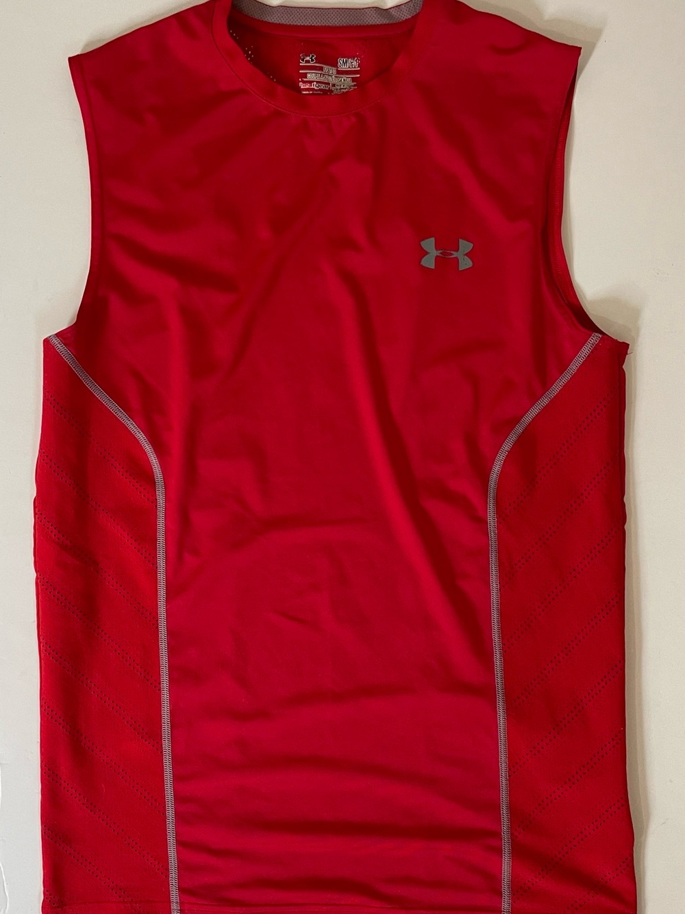 Under Armour HeatGear 1243334 Fitted Sleeveless Shirt Mens Size Small